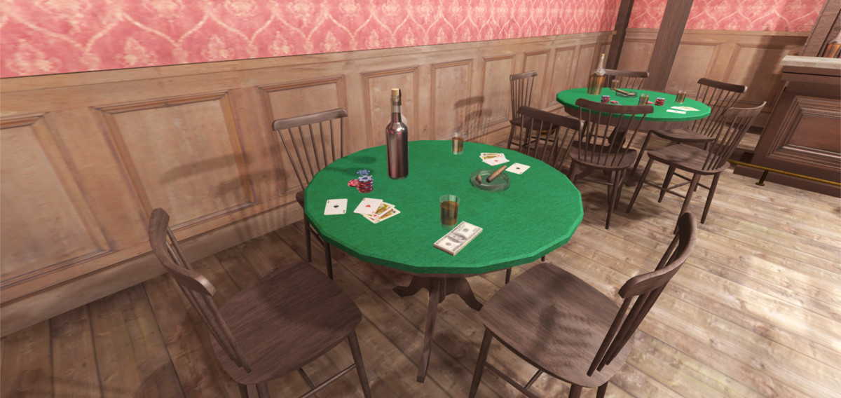 Western Saloon Interior Et