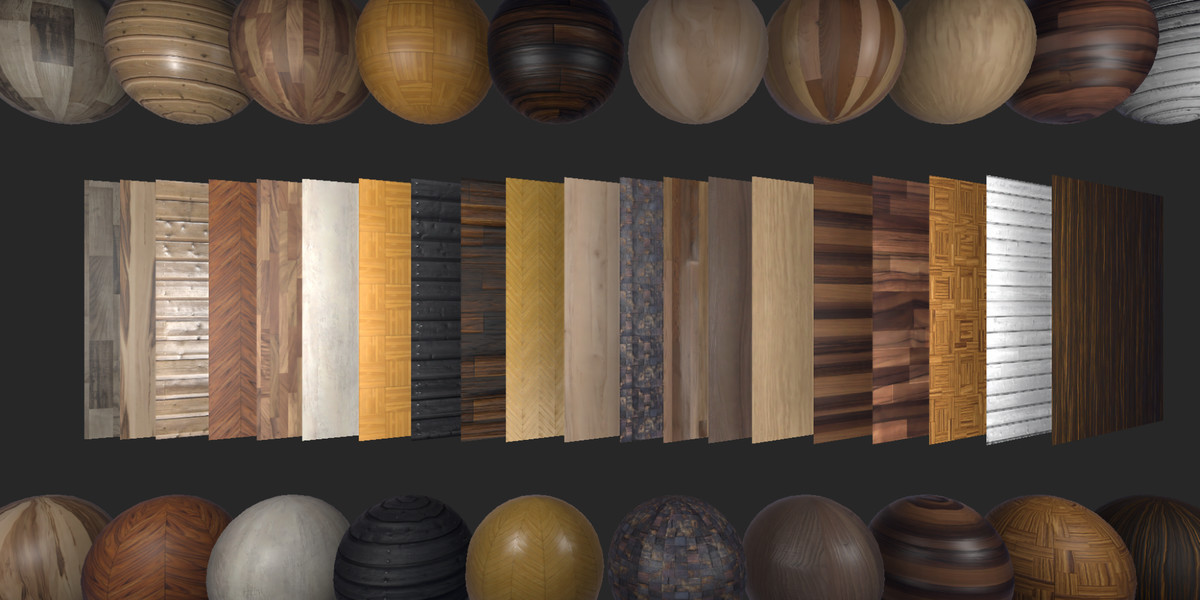 Essential Realistic Wood Materials Vol 1