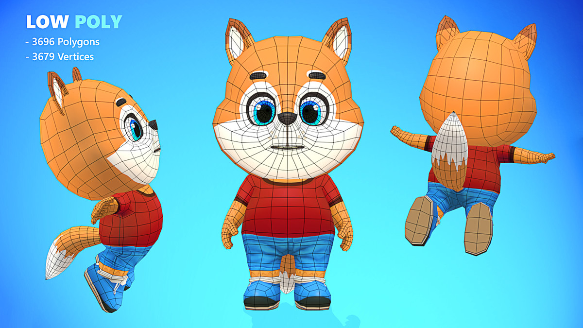 Fox Dog Animated