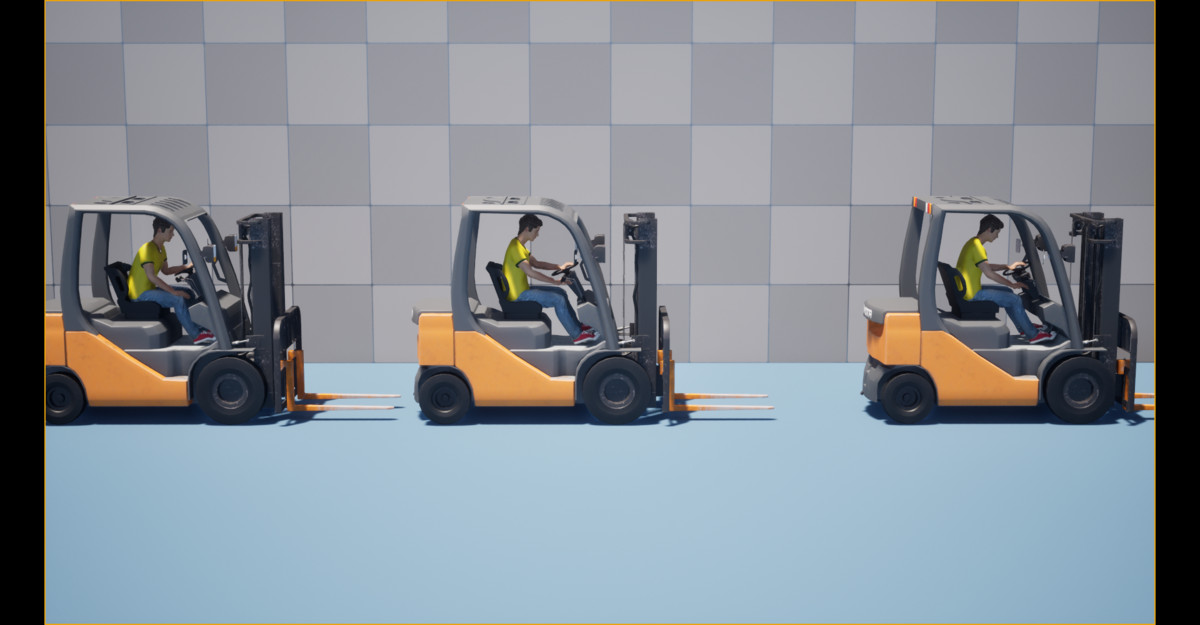 Forklift Operator Animation