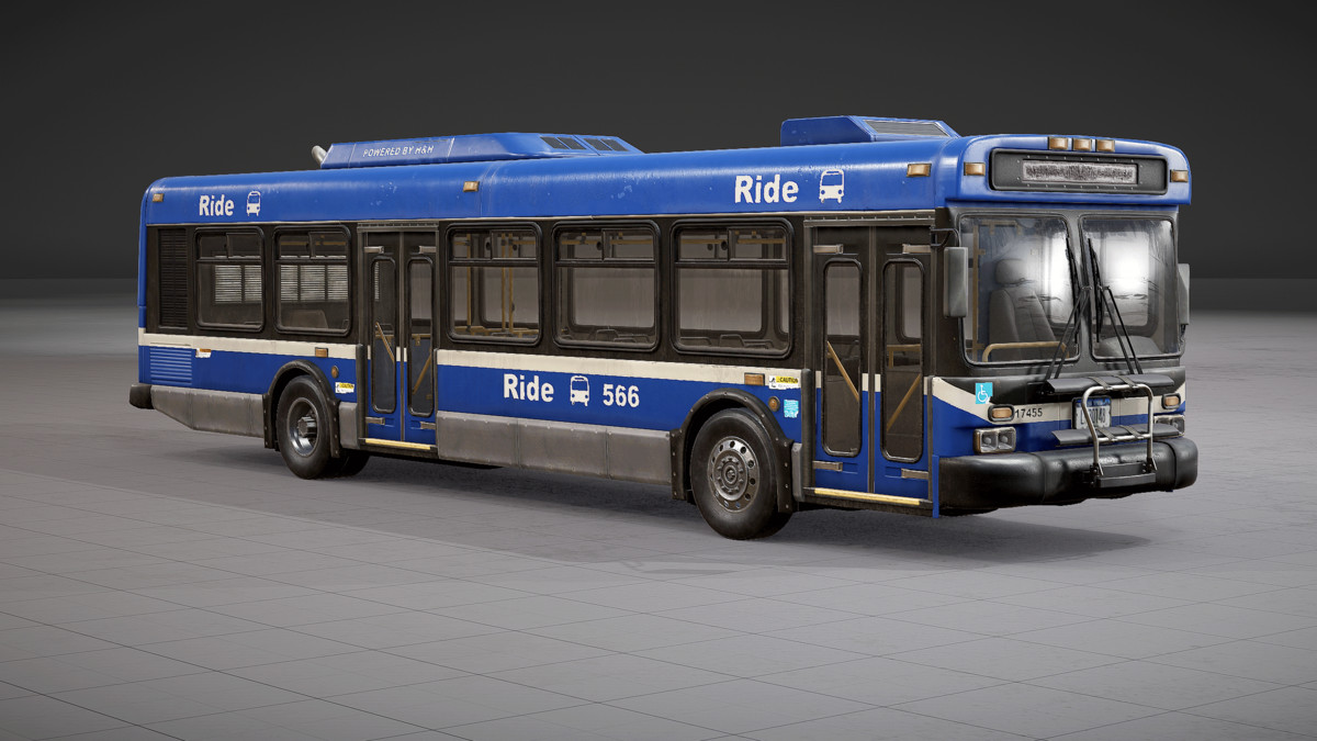 Abandoned City Bus - Drivable