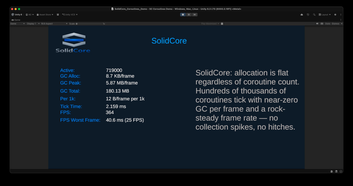 SolidCore Coroutines