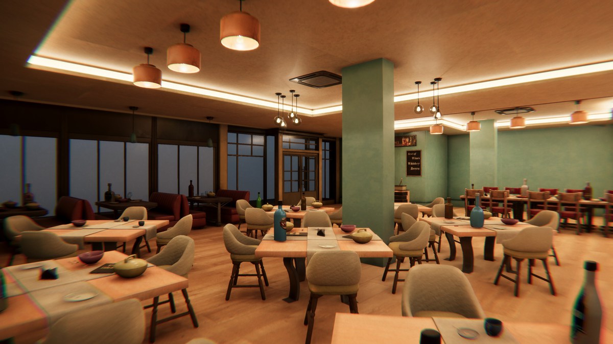 Restaurant & Bar 3d Modular Environment Pack
