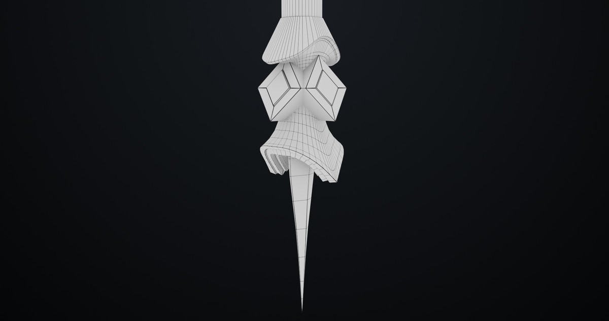 Fantasy Trident 02 URP HDRP Textures
