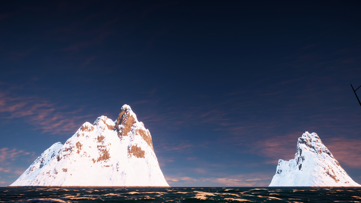 Snow-covered Island