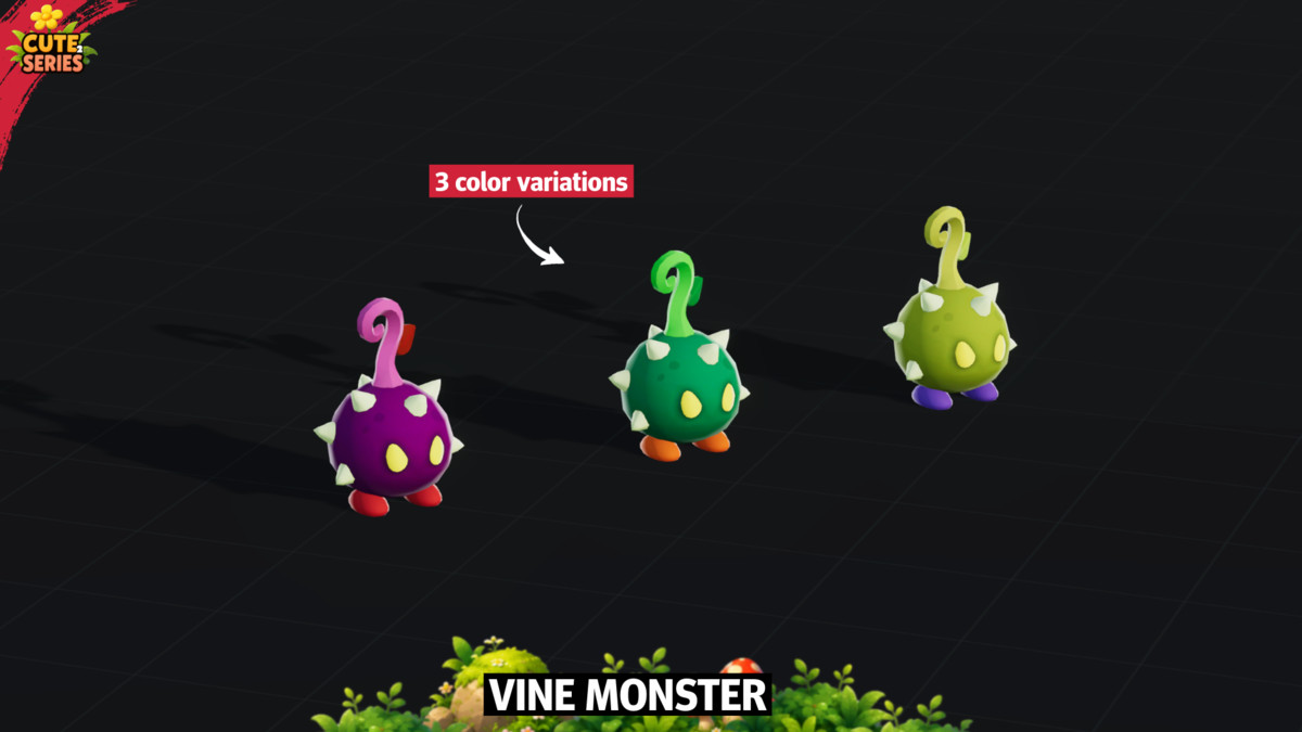 Vine Monster Cute Series