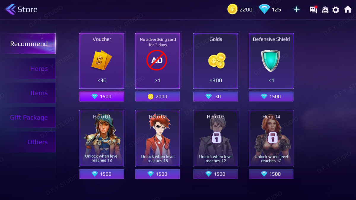 Sci-Fi Cyber UI Pro_Purple Theme