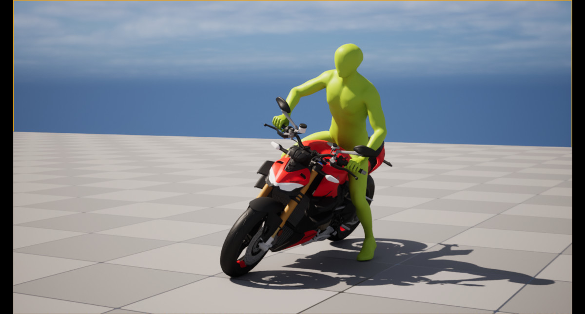 Bike Ride & Shoot Animation