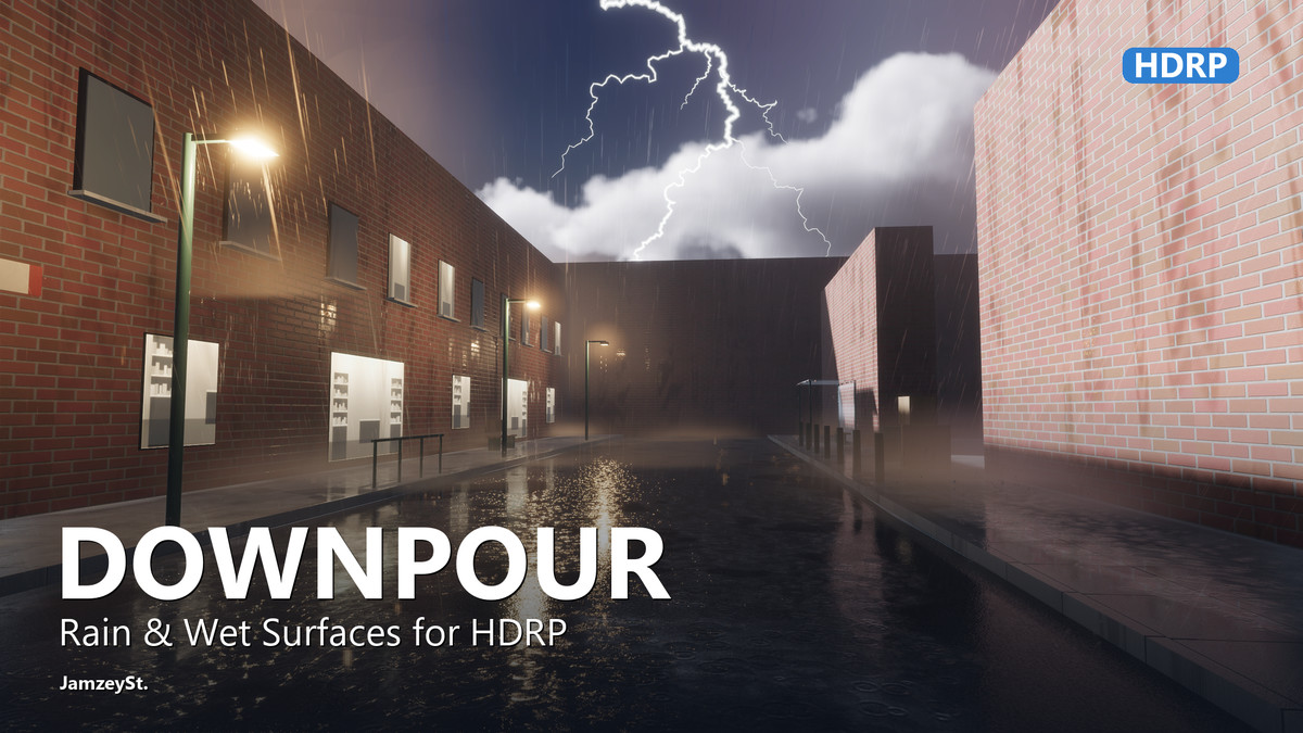 Downpour - Rain & Wet Surfaces for HDRP