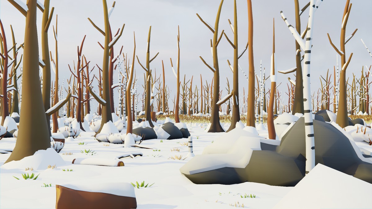 Low Poly Seasonal Forest Biome by IGS
