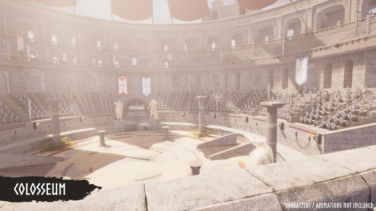 Modular Gladiator Arena (Gladiator Arena, Arena, Colosseum Arena)