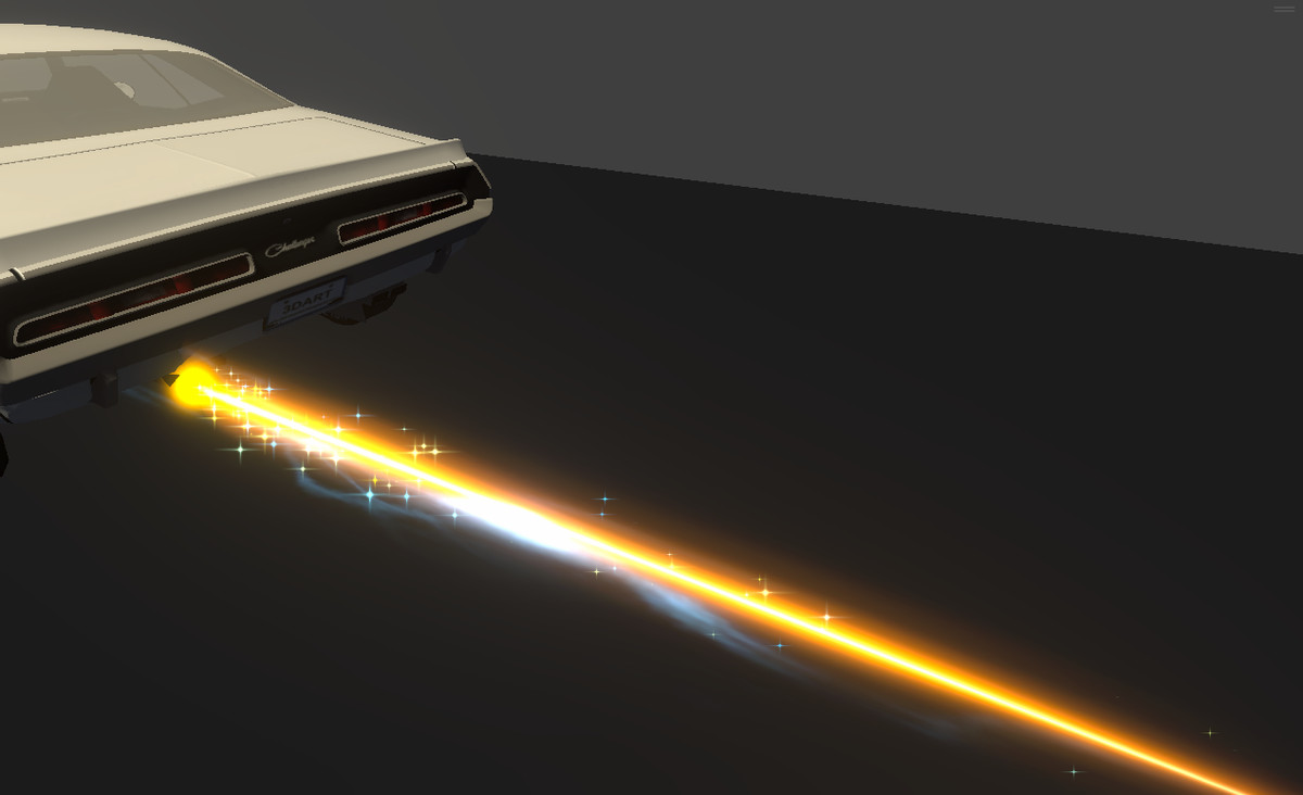 Game VFX - Exhaust jet effect