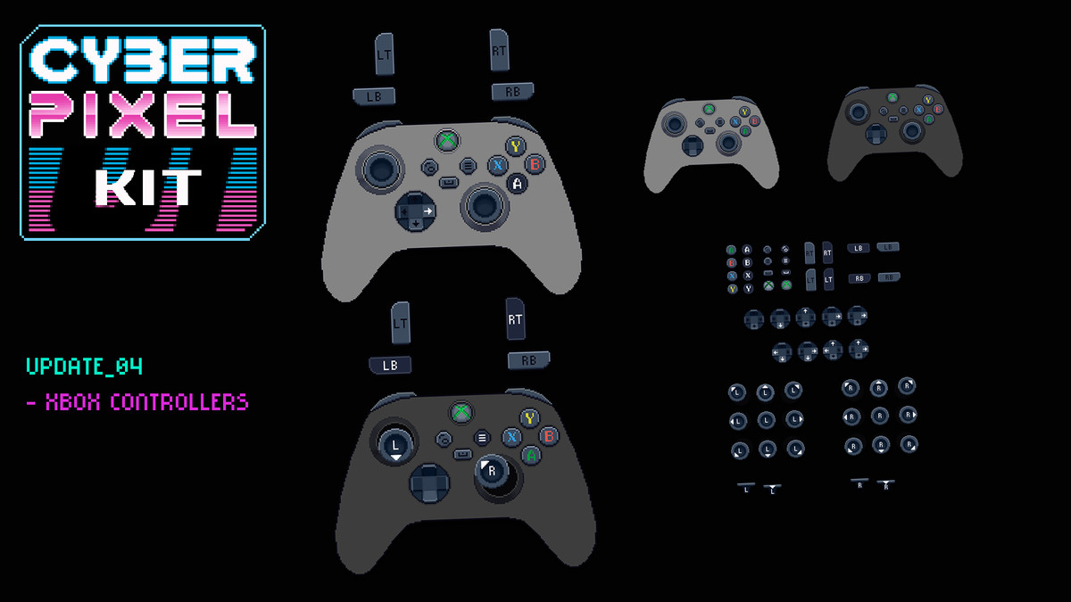 Cyber Pixel: UI/GUI Kit