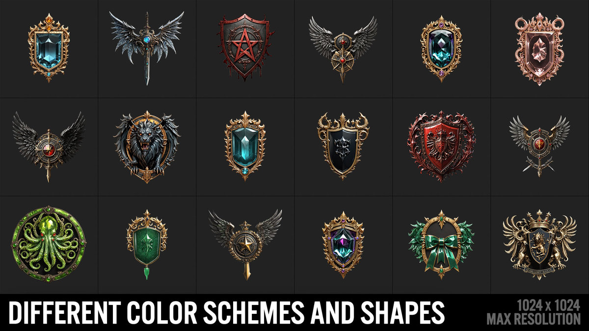 600 Achievements, Trophies, Rewards, Emblems, Badges, Awards, Artifacts Vol2