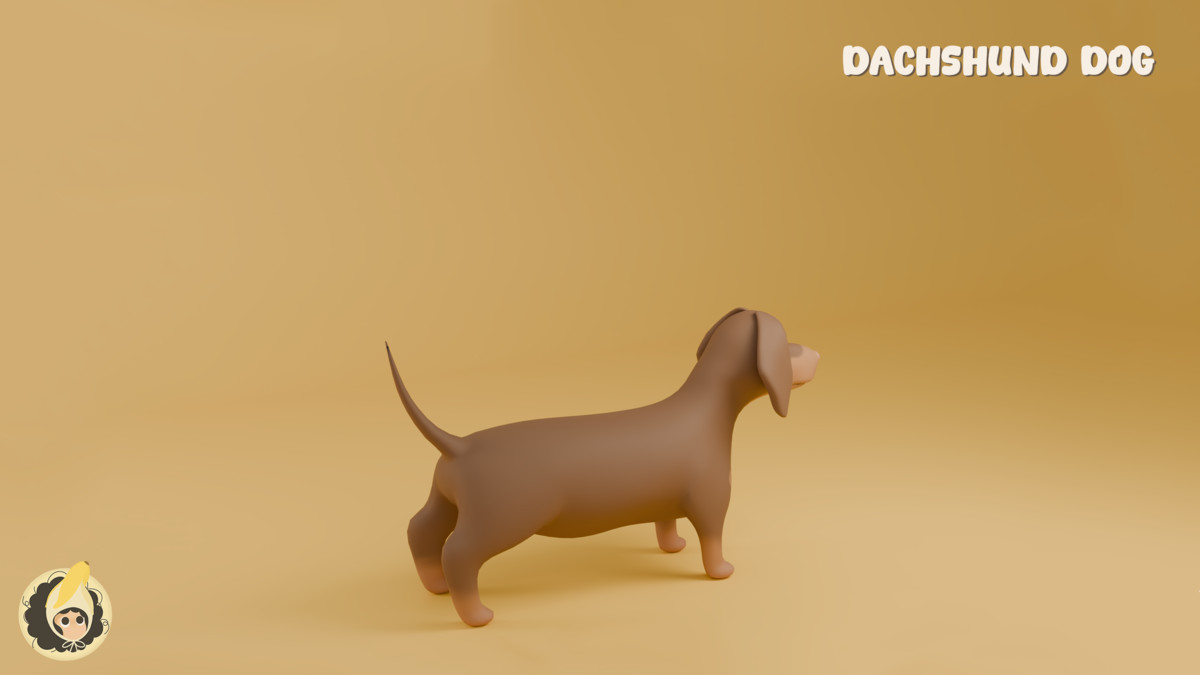 Animated Dachshund Dog