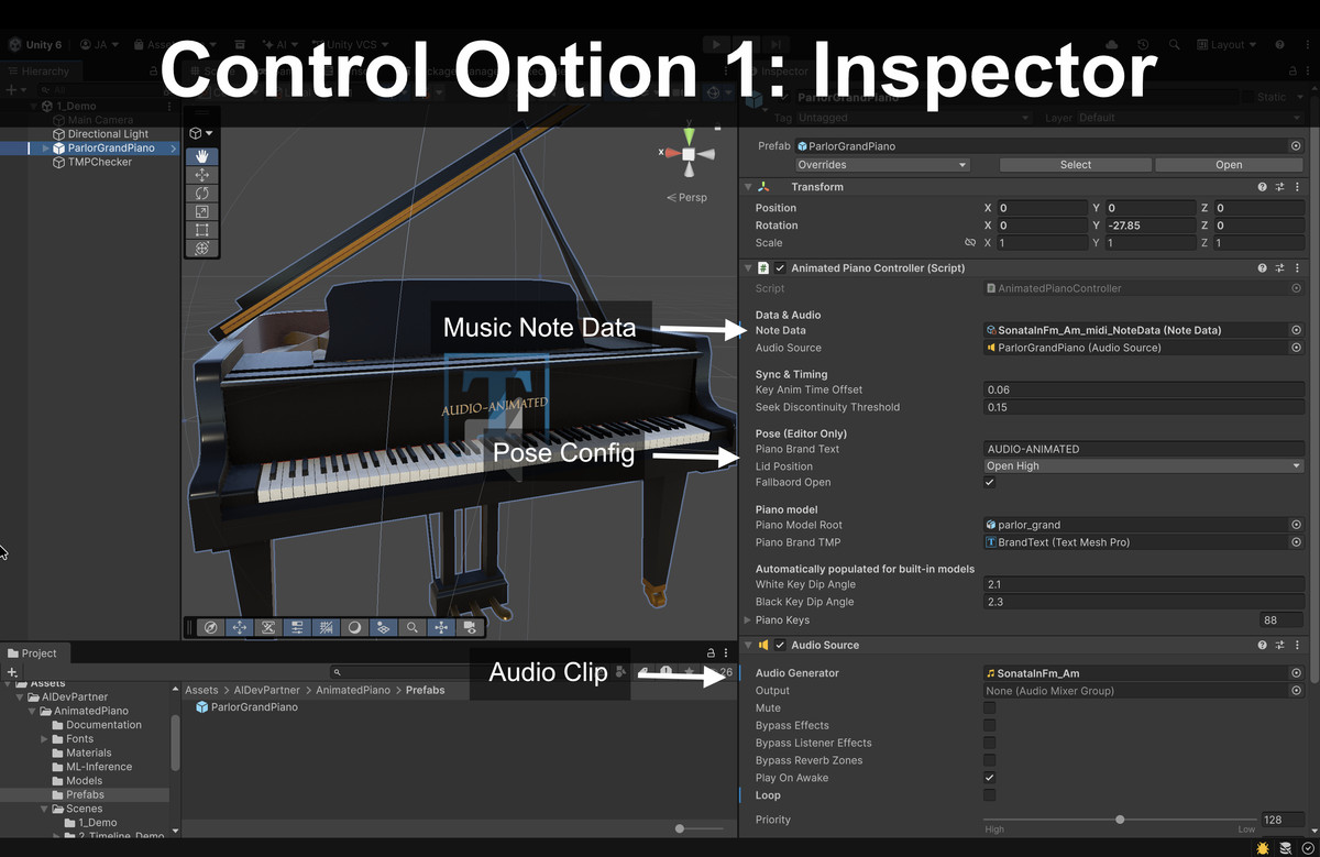 Audio-Animated 3D Piano: On-Device AI Pitch Detection & MIDI Sync