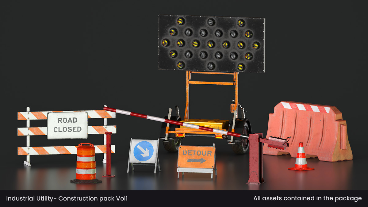 Industrial Utility - Construction Props Pack