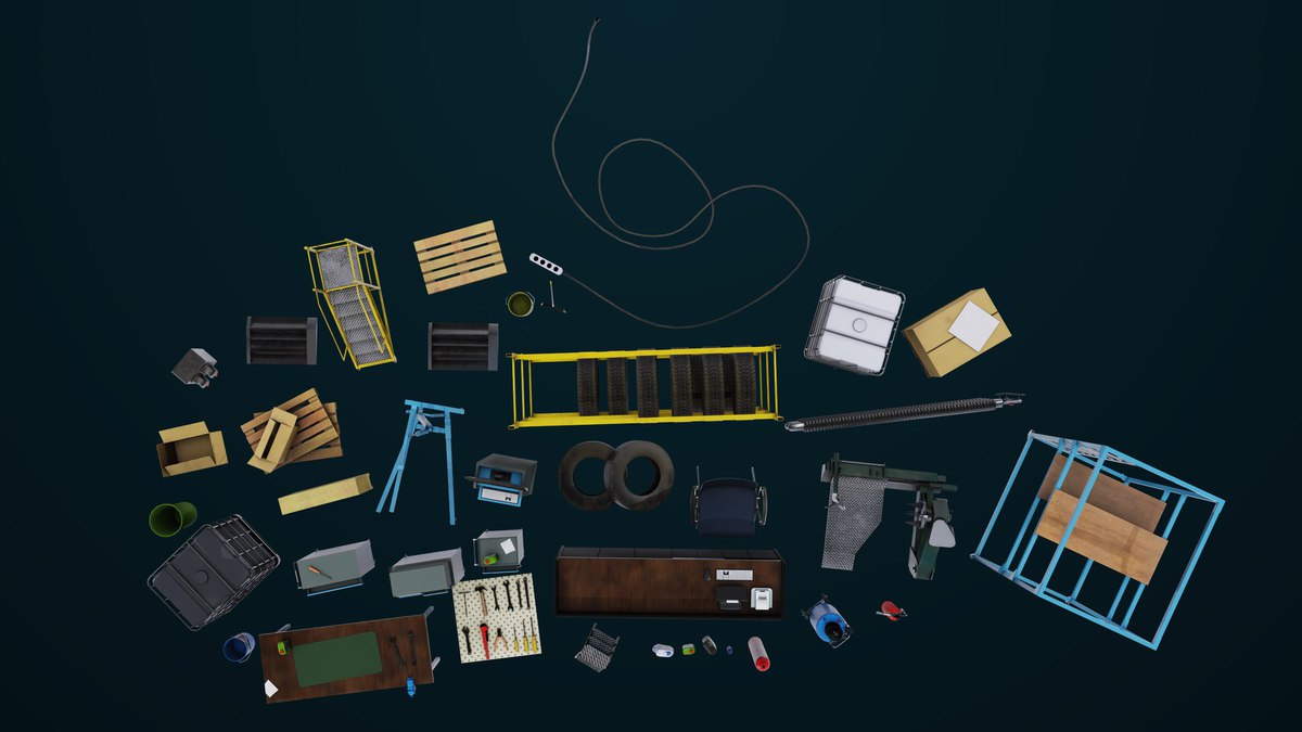Workshop Tools Pack 01 UPR HDRP Textures