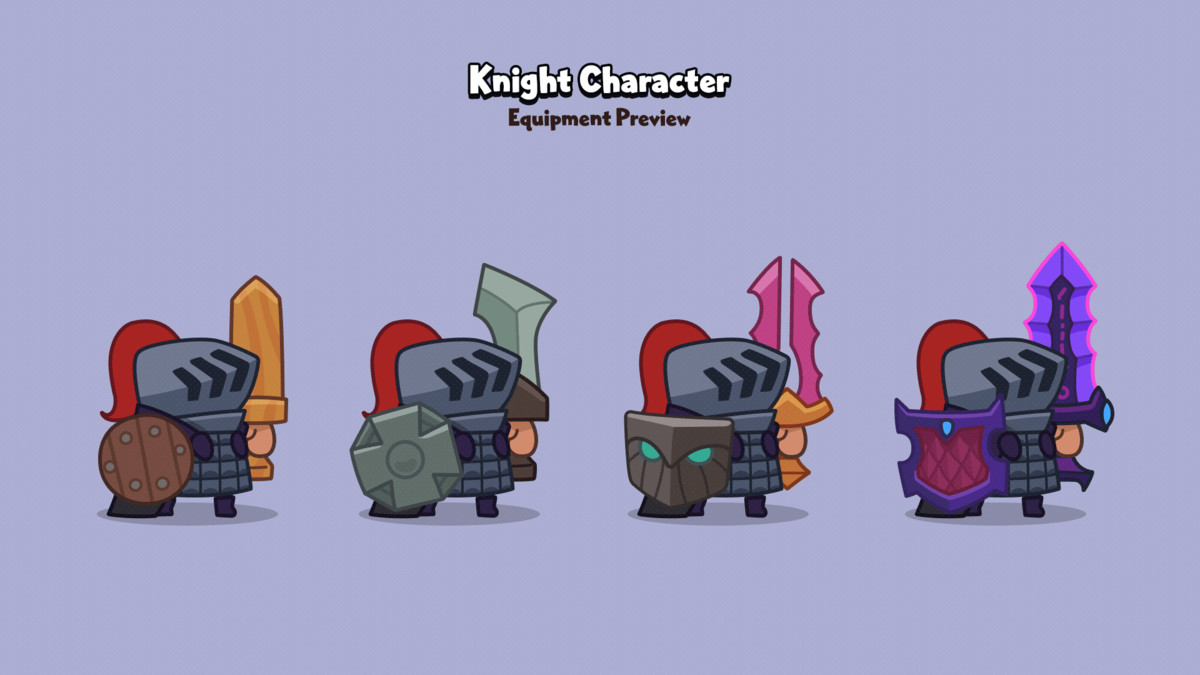2D Icons - Casual Weapon & Armor Pack