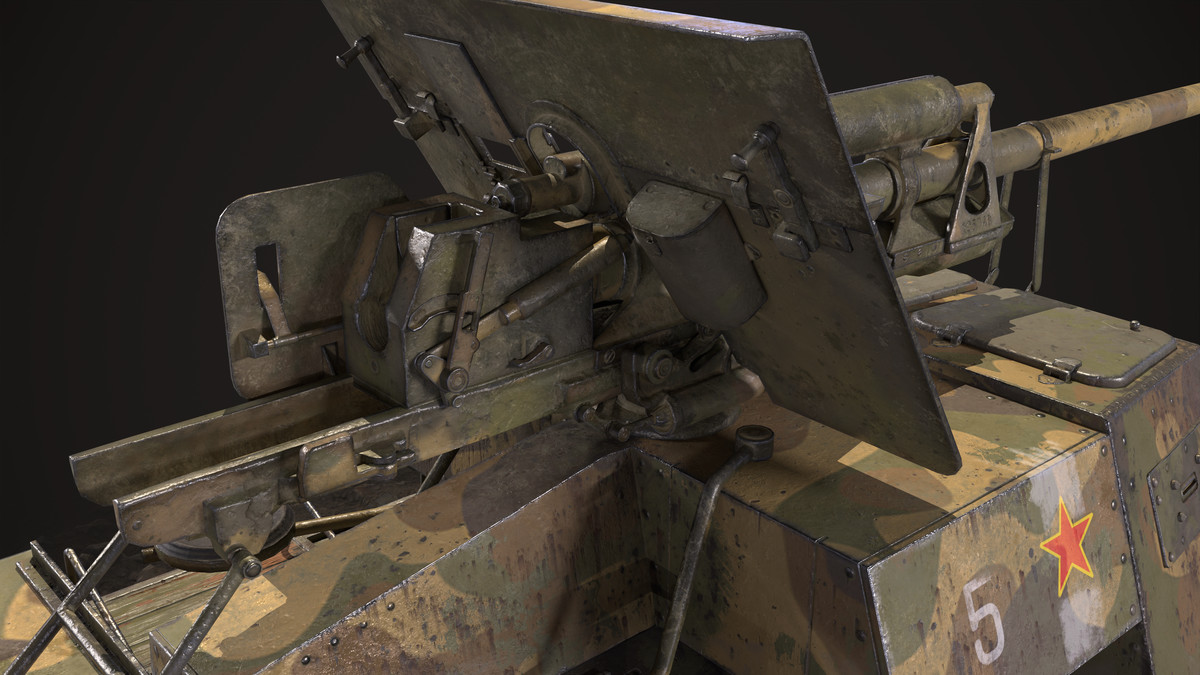 ZIS 30 Military Self Propelled Artillery Unit