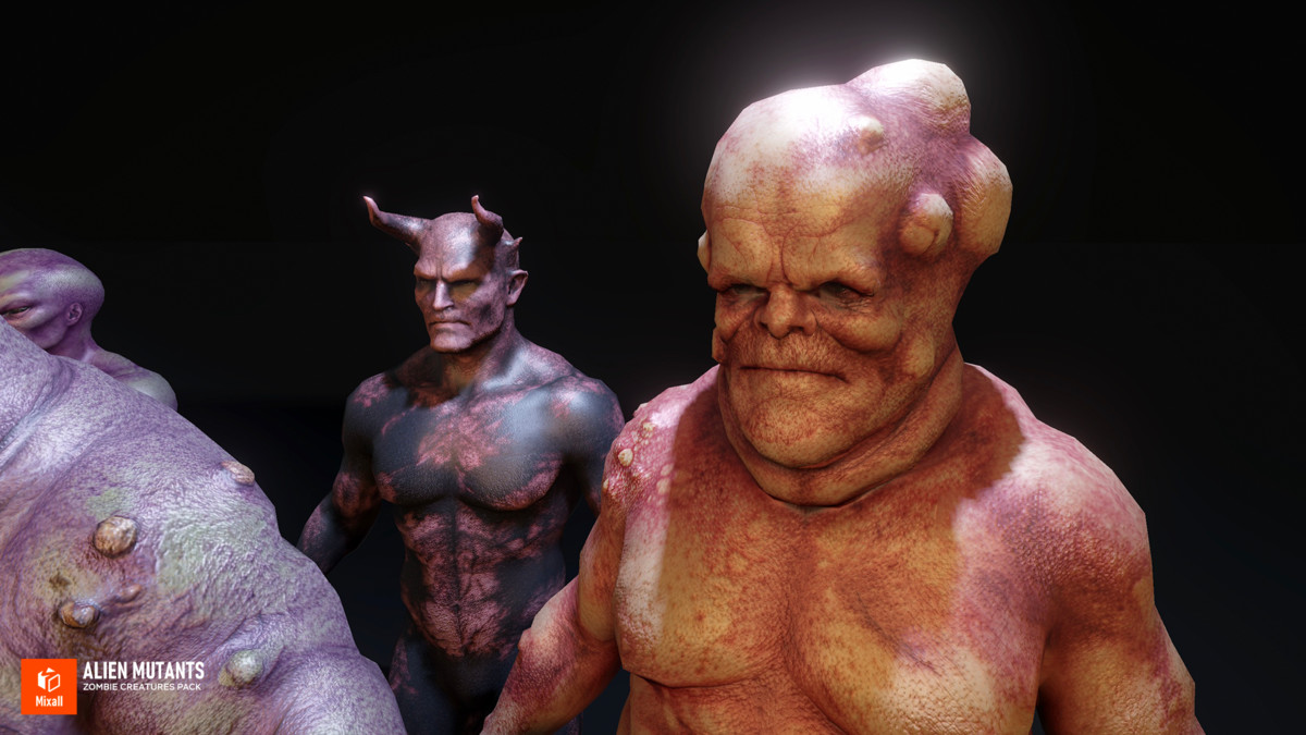 Alien Mutants - Zombie Creatures Pack