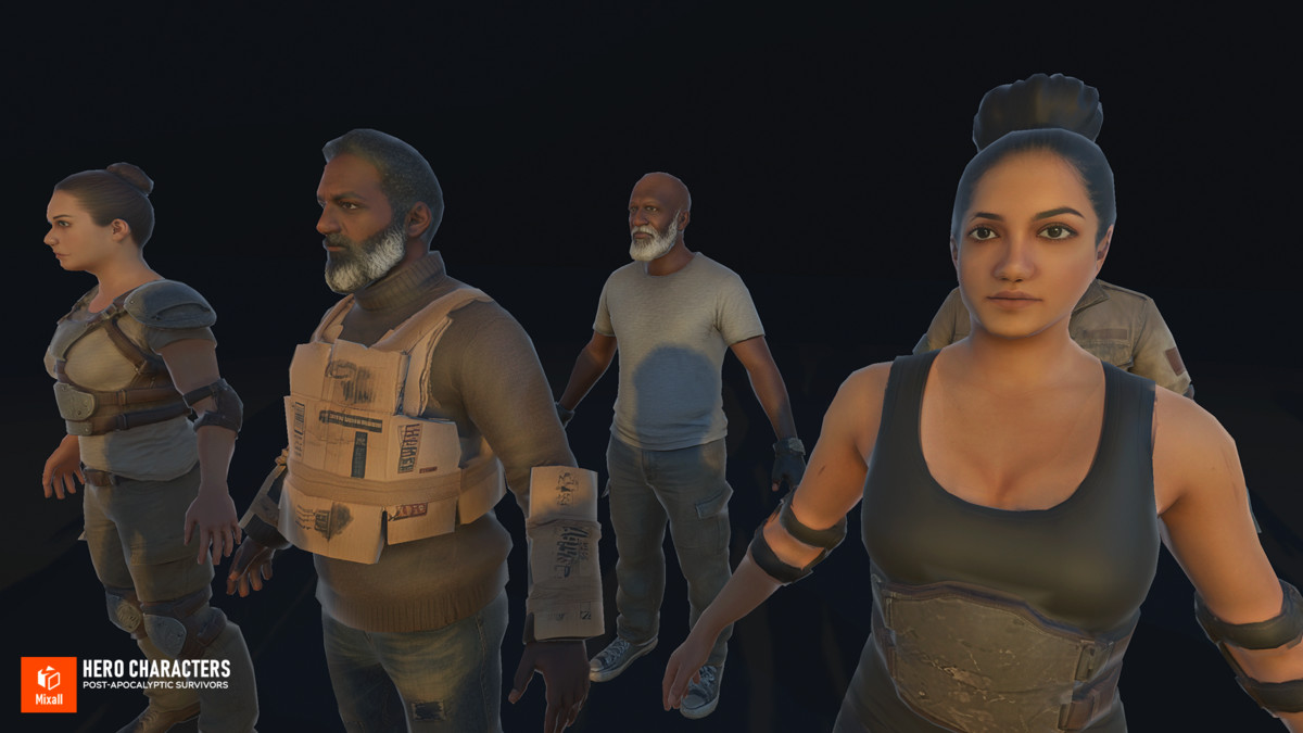 Hero Characters - Post-Apocalyptic Survivors