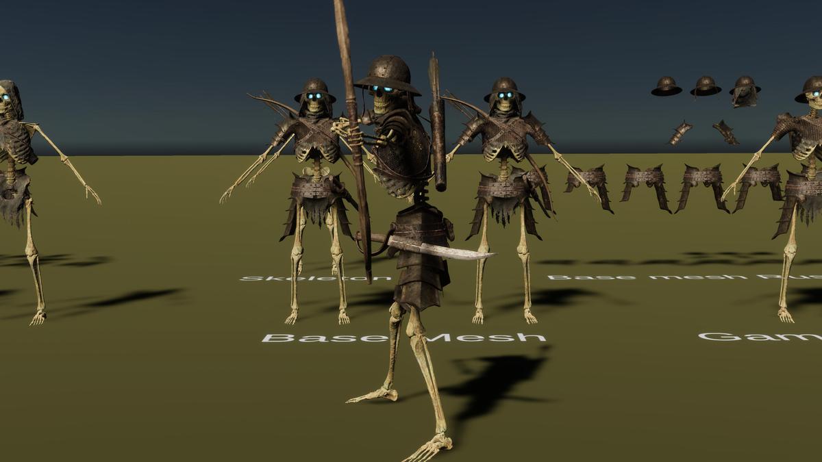 Skeleton Archer Modular