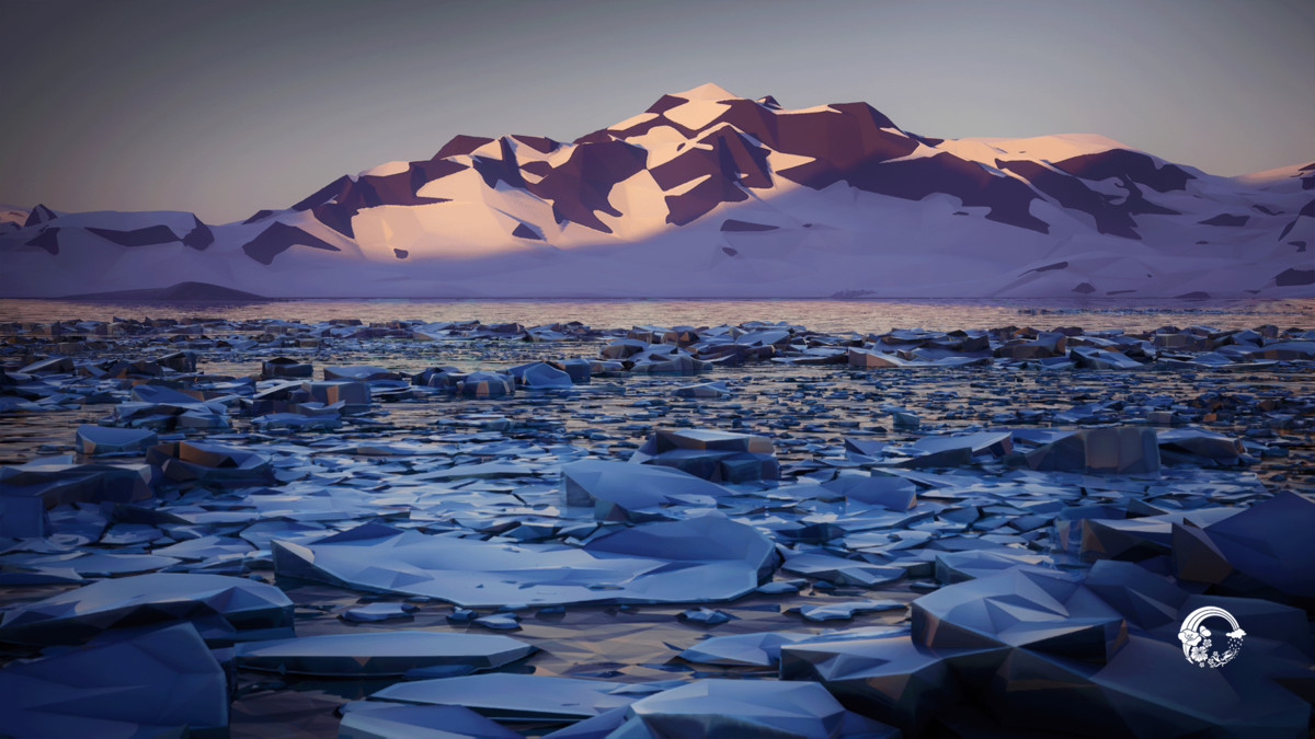 Arctic Landscape Polygonal