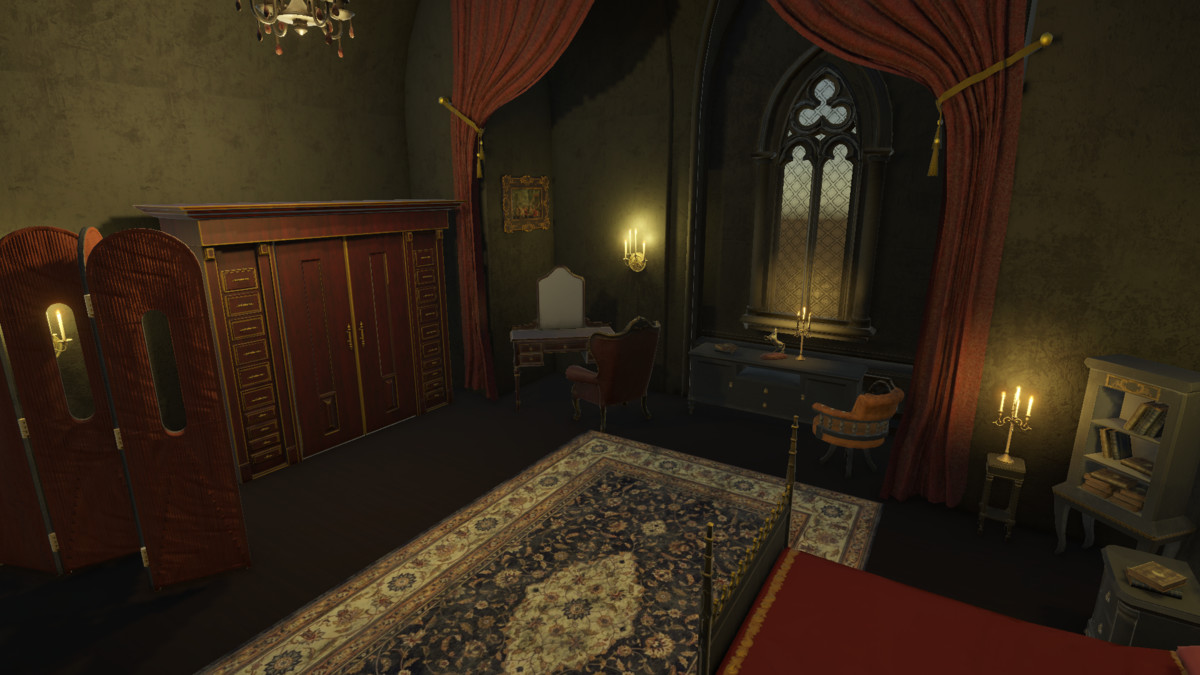 Gothic bedroom (MODULAR)