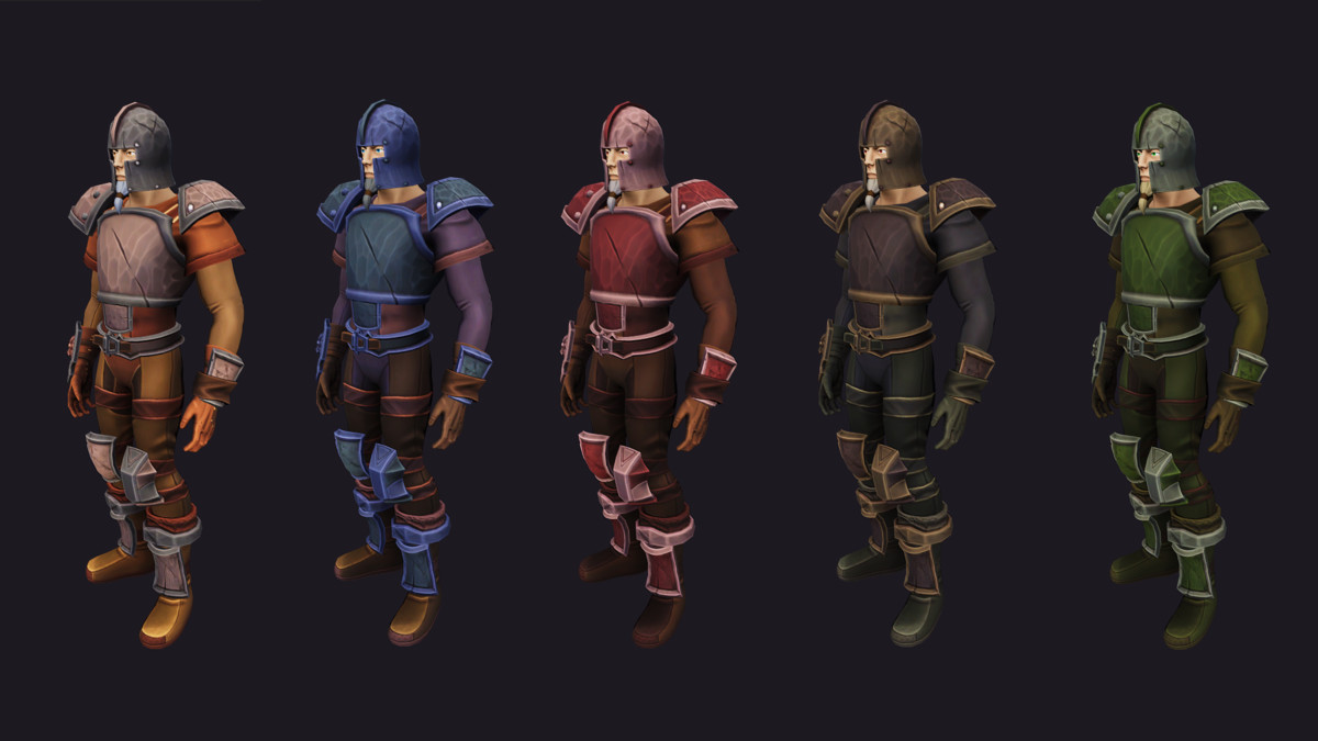 Character & Armor Bundle for Stylized Fantasy RPG