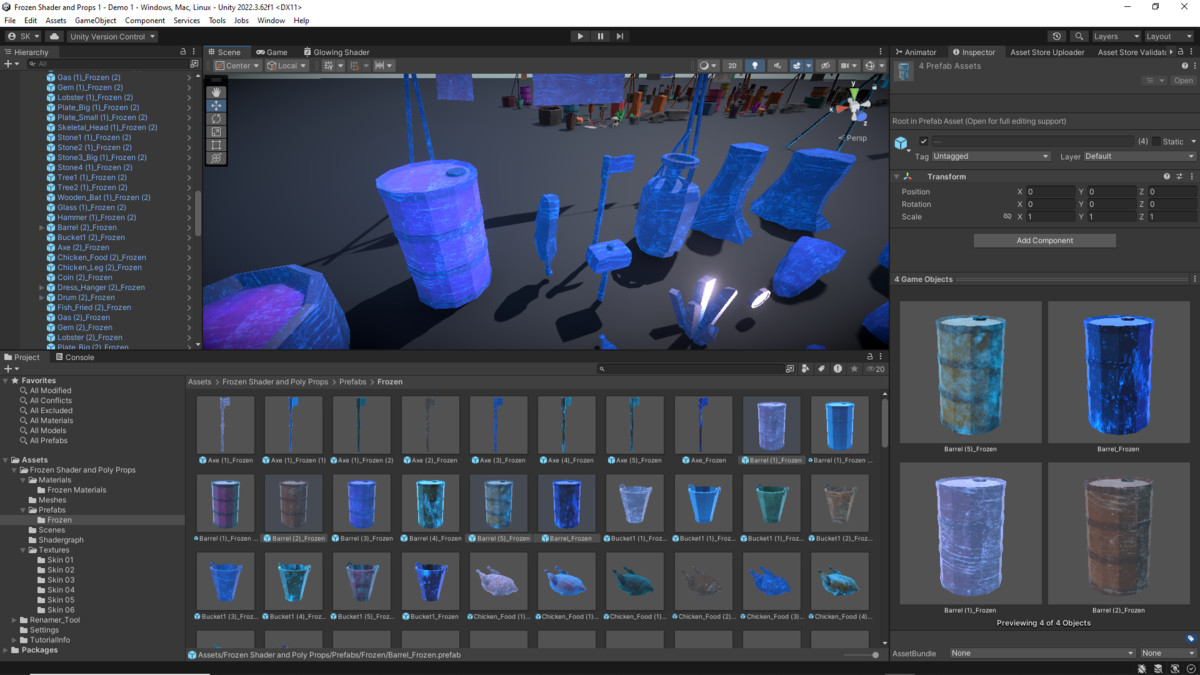Frozen Poly Props (Lowpoly)