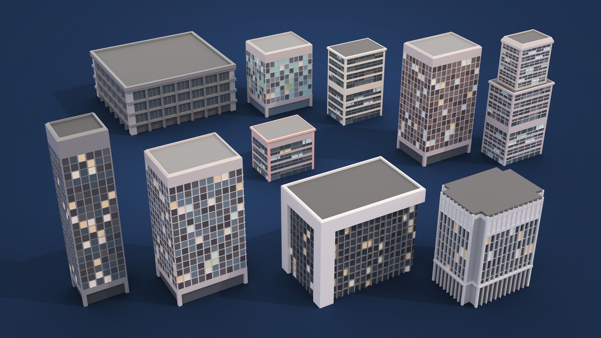 Construction - Low Poly 3D Models Pack