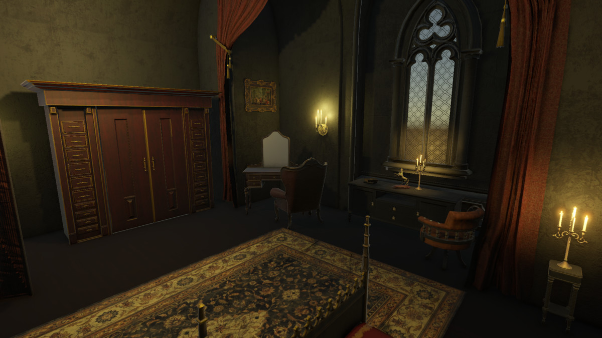 Gothic bedroom (MODULAR)
