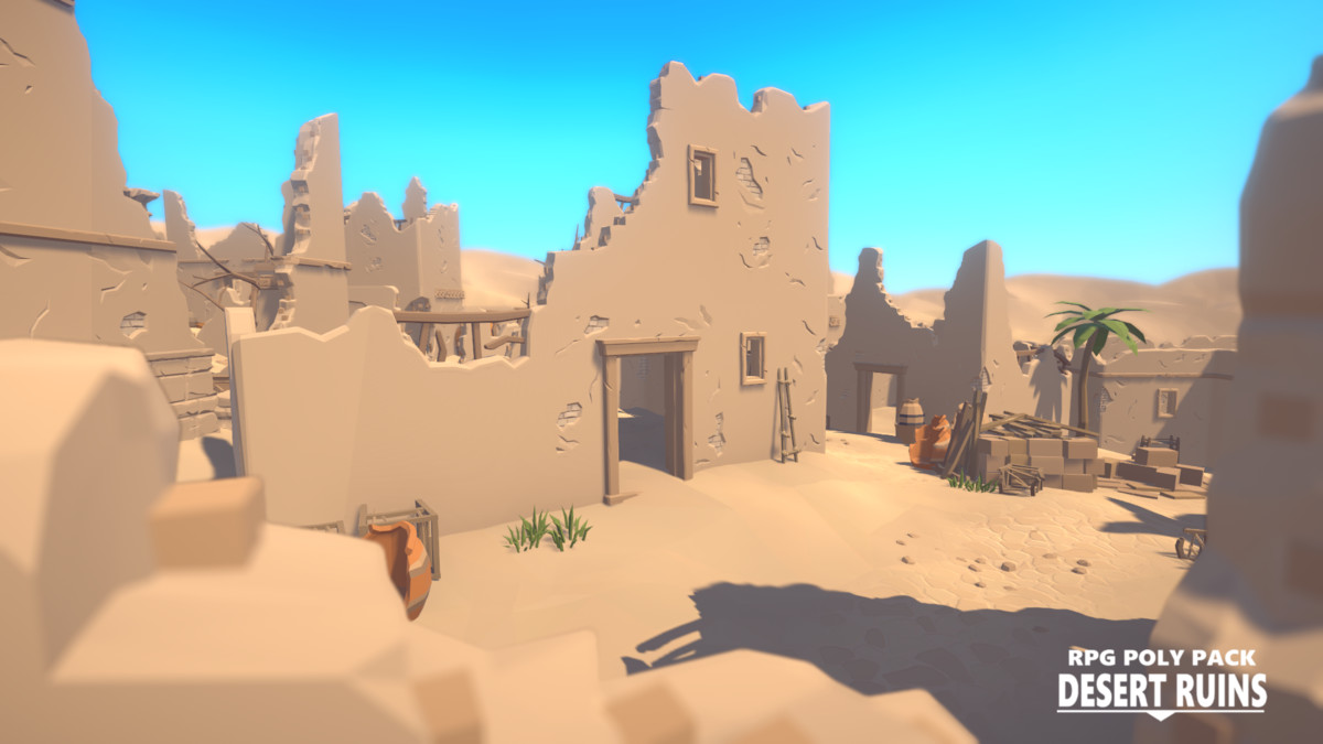 RPG Poly Pack - Desert Ruins
