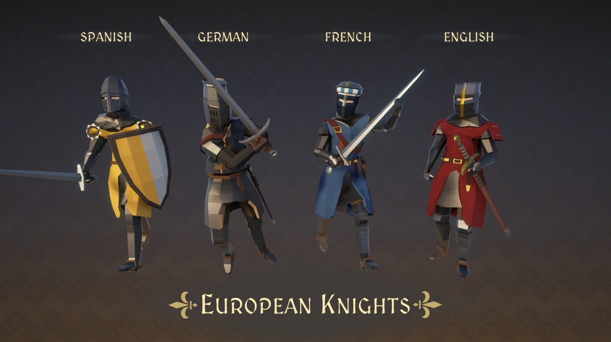 Stylized Medieval Crusaders Pack – Low Poly Characters & Units