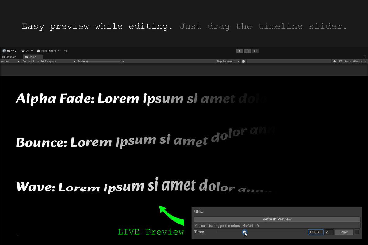 UI Toolkit Text Animation 2