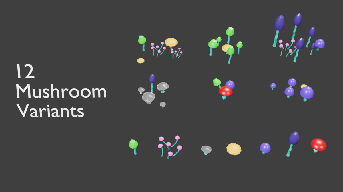 Stylized Forest Ground Clutter Pack