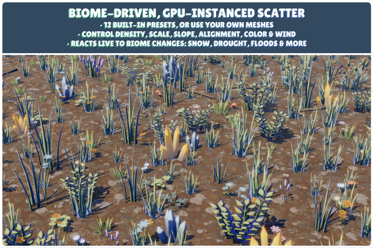Vertex 3D Terrain: Planet, Floating Island & Spline Creator