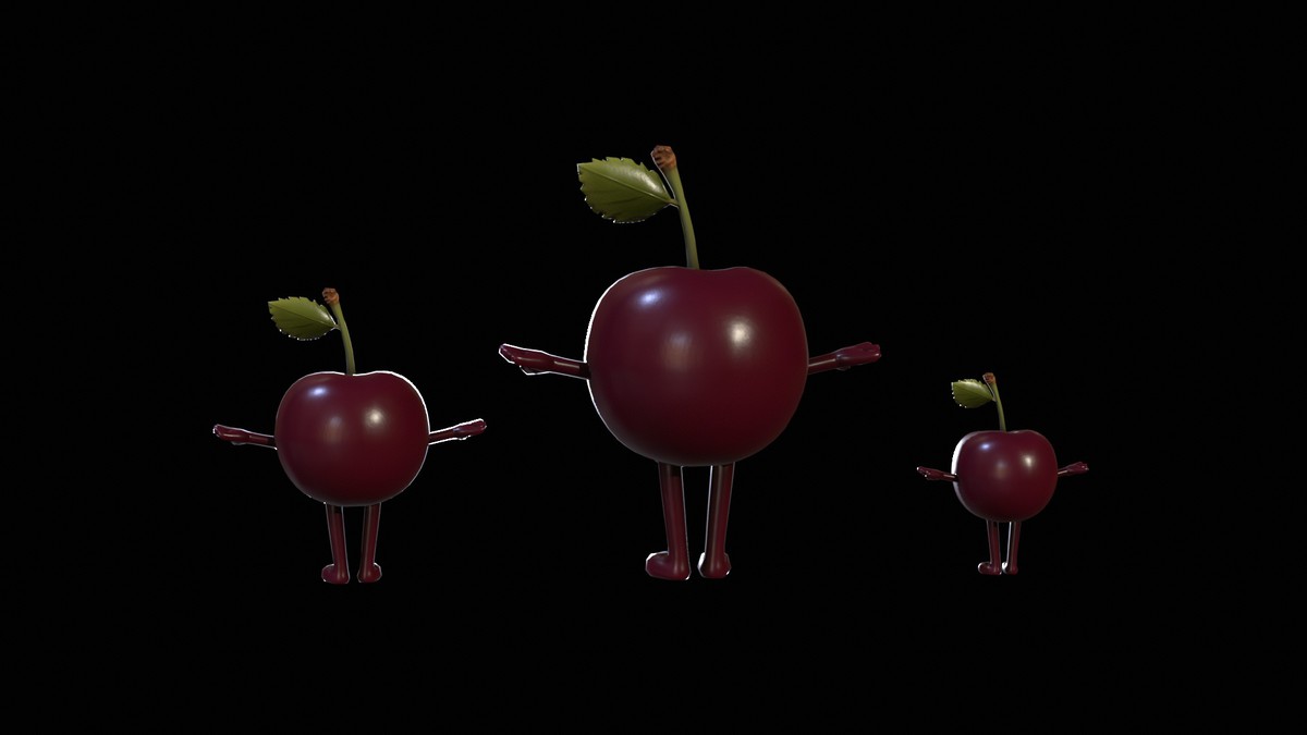 Chibi Fruit Cherry Two