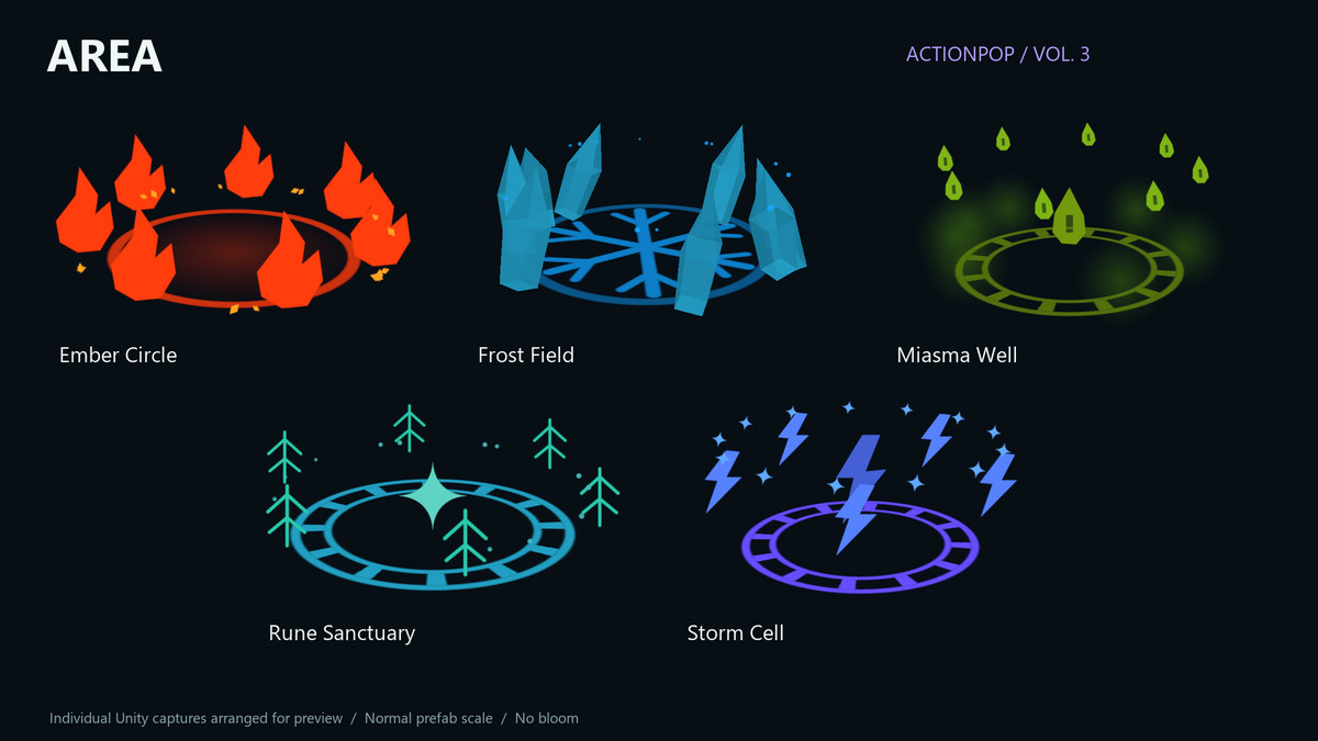 ActionPop – Stylized Gameplay VFX Pack Vol. 3