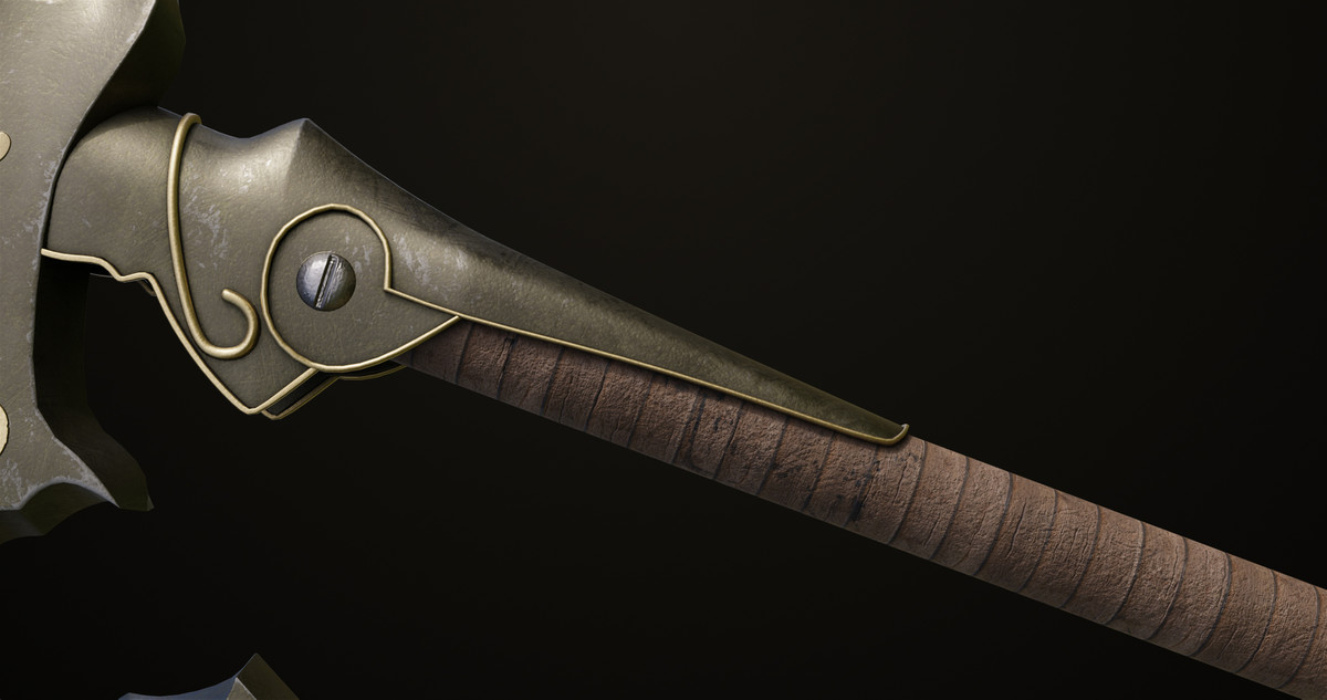 Battle Axe 13 URP HDRP Textures