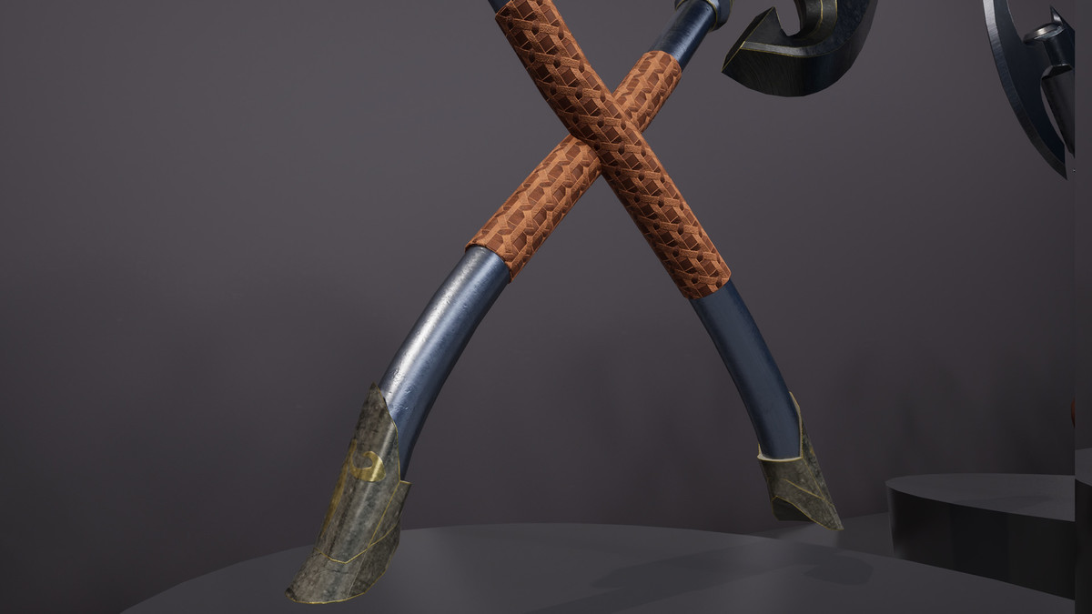 Realistic War Axe Bundle - 4K PBR Weapons