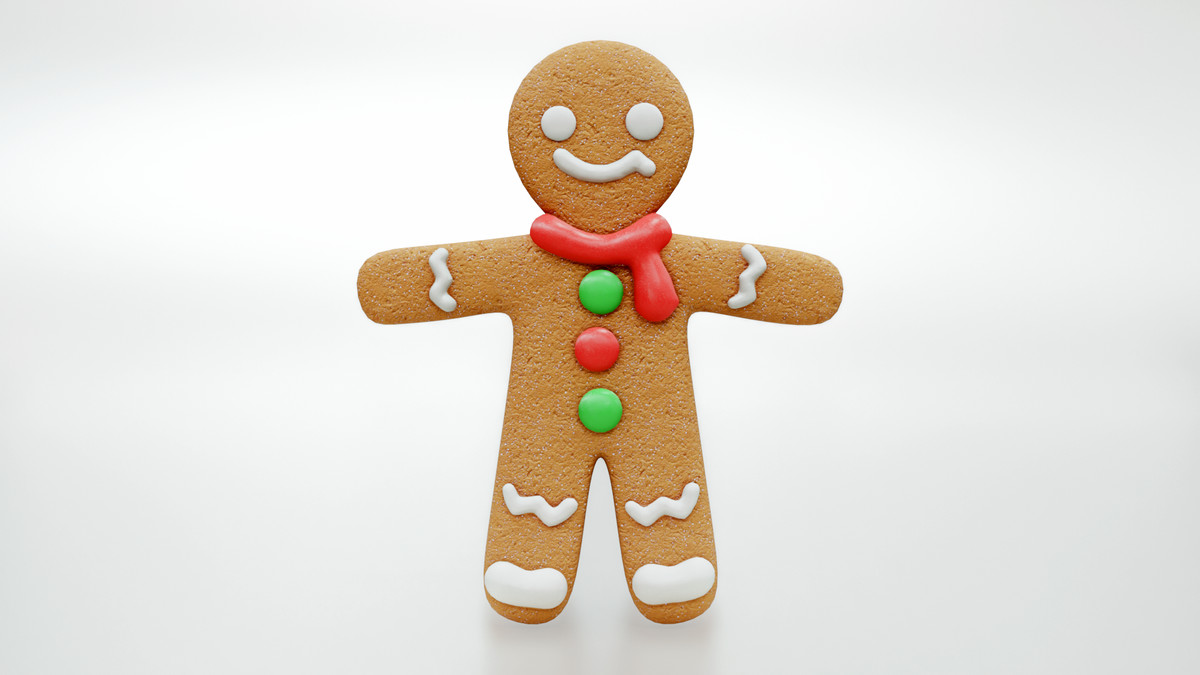 Gingerbread men rigged characters pack
