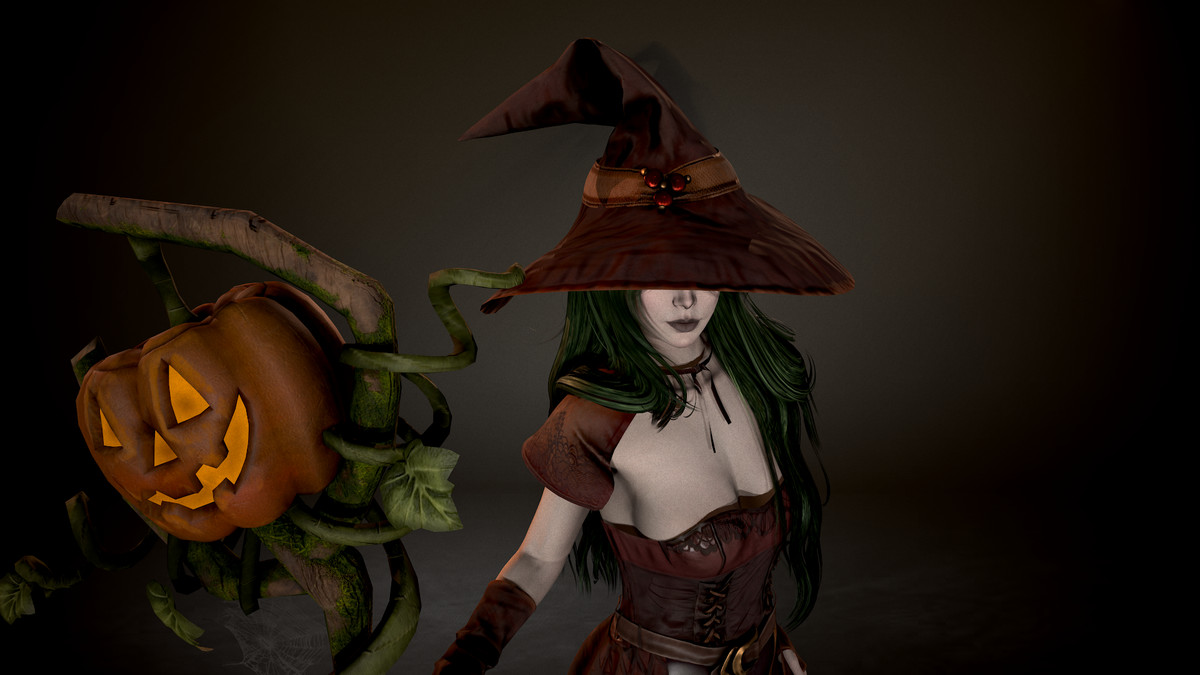 Witch 3D Character