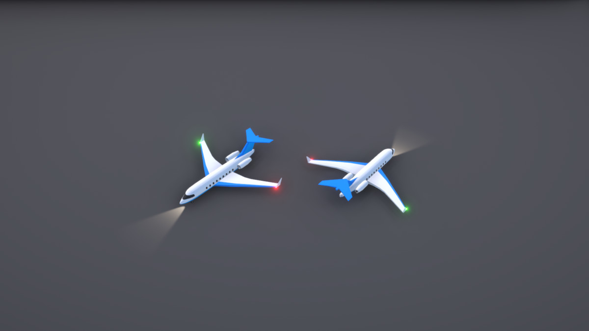Low Poly Aircraft Trio