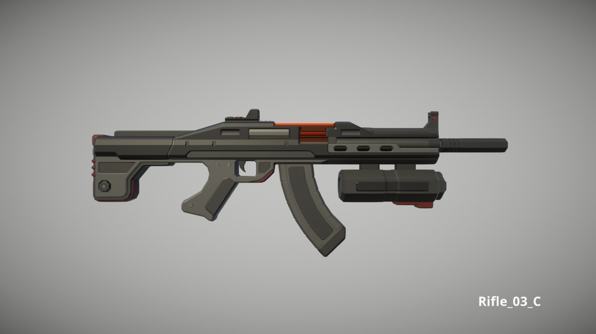 Cyberpunk Armory - Low Poly