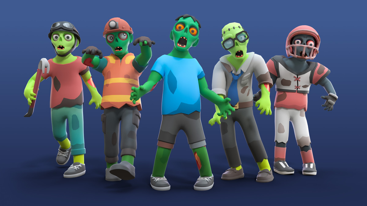 Zombies Mini - Low Poly Animated Pack