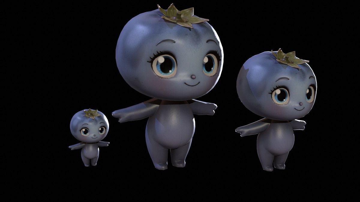 Chibi Fruit Blueberry