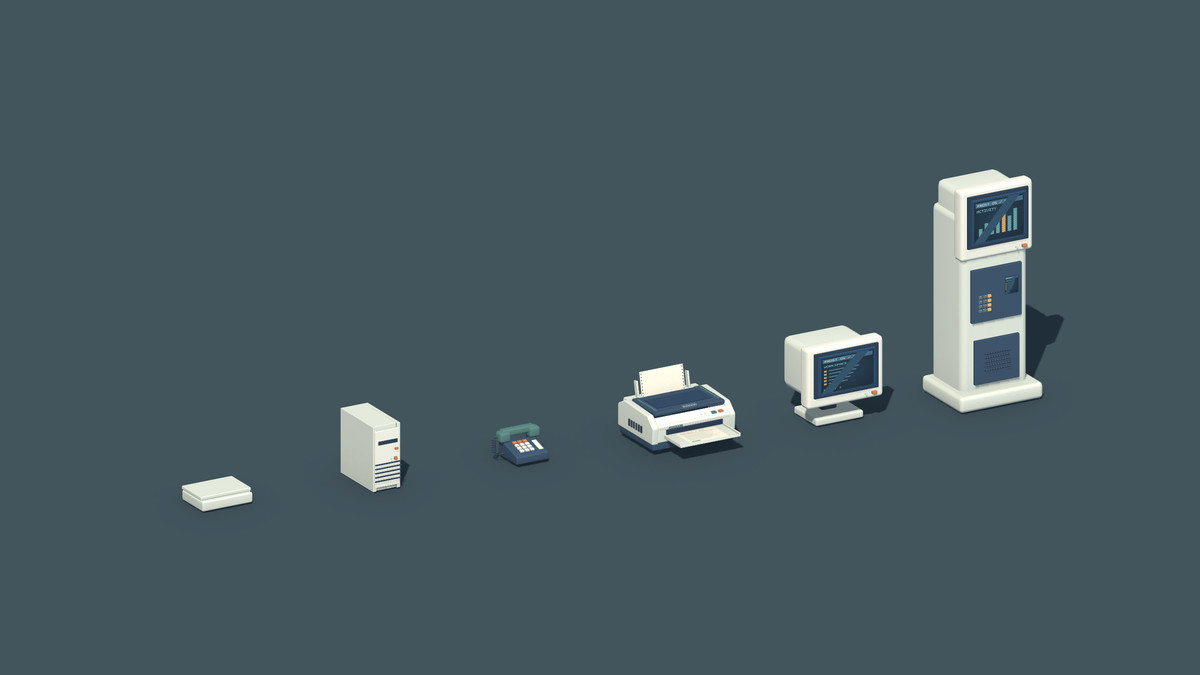 FrostOffice - Low Poly Office & Characters
