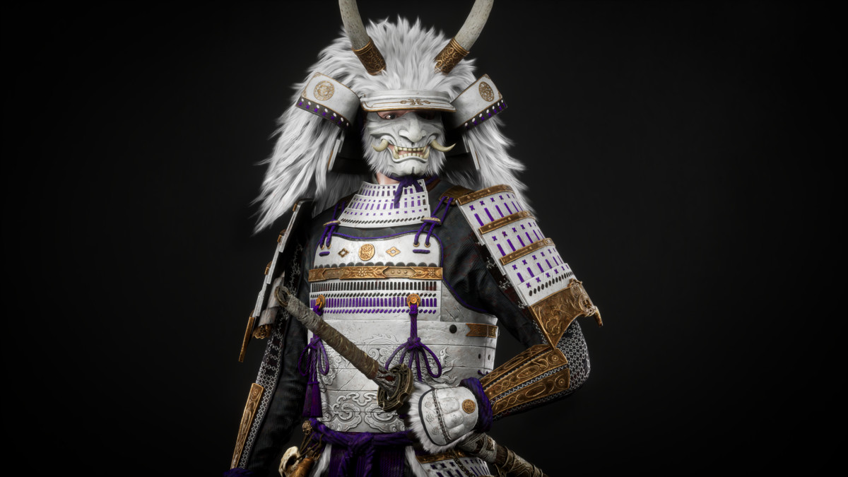White Oni Samurai